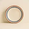 Lot 6 assiettes creuses amatxi 21cm en faience blanc Novastyl