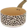 Casserole en aluminium 18cm léopard - tous feux