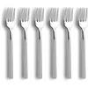 OGO Living Lot de 6 fourchettes à dessert en acier inoxydable