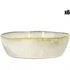 OGO LIVING Novastyl - boral - lot de 6 assiettes coupes - ø15,5 cm - gres - gris