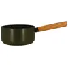 Casserole Ector induction aluminium revêtu manche en bois 18 cm vert Ogo