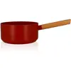 Casserole Ector induction aluminium revêtu manche en bois 20 cm rouge Ogo
