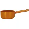 Casserole Ector induction aluminium revêtu manche en bois 18 cm jaune Ogo