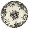 BUT Assiette creuse Ø 20,5 cm FLORALI Blanche et noire