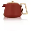 Théière Viggo en fonte et bois d'hévéa 1 L paprika Ogo