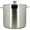 Marmite 17l 32cm en acier inoxydable avec couvercle en verre Menastyl
