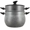 Couscoussier induction 9l en aluminium effet marbre avec couvercle Menastyl