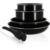 MENASTYL Batterie de cuisine 5 pièces en aluminium - compatible induction IRIS TU