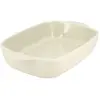 MENASTYL - PLAT À FOUR OCTAVE RECTANGLE 27X16.5CM EN GRÈS BEIGE