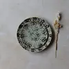 Novastyl Lot de 6 assiettes à dessert abstraites en porcelaine 20cm