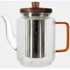 Théière Karl en verre borosilicate anse ambrée 550 ml Ogo