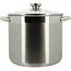 Marmite MENASTYL - 9L 24cm - Acier inoxydable - Couvercle en verre