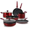 Set 8 pieces cuisson cerise en aluminium induction Menastyl