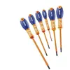 Jeu de 6 tournevis fente + Phillips isolés 1000 volts - E160910 - Expert by Facom
