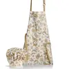 3S. x Home Tablier de cuisine et toque en coton bio Pandi Naturel