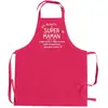 3S. x Home Tablier de cuisine Ma recette de super maman recyclé Rose