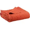 3S. x Home Jeté stonewashed  en coton rooibos 180 x 260
