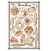 T&B Maison Winkler - Torchon Pains de France ecru 48 x 72 cm Winkler