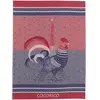 3S. x Home Torchon jacquard Cocorico Multicolore