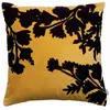 3S. x Home Vivaraise - Coussin brodé Rosalie mirabelle - 45x45 cm 45x45 cm