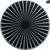 3S. x Home Set de table feutre Raini Noir/argent
