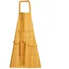3S. x Home Maison Vivaraise Tablier de cuisine recyclé jaune Doha 80 x 85
