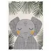 Nattiot Tapis rectangulaire éléphant Junko (120 x 170 cm)