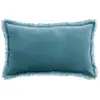 3S. x Home Maison Vivaraise Coussin uni Fara Acier 30 x 50