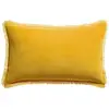 3S. x Home Maison Vivaraise Coussin uni Fara Curry 30 x 50