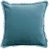 3S. x Home Maison Vivaraise Coussin uni Fara Acier 45 x 45
