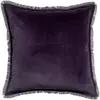 3S. x Home Maison Vivaraise Coussin uni Fara Raisin 45 x 45