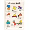 3S. x Home Winkler - Torchon Shadoks Les devises ecru 48 x 72 cm Winkler