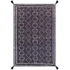 3S. x Home Maison Vivaraise Tapis Gimie Charbon/ivoire 120 x 180