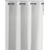 3S. x Home Rideau en lin Stonewashed Zeff Blanc