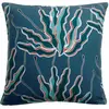 3S. x Home Maison Vivaraise Coussin imprimé Alga outdoor Indigo 45 x 45