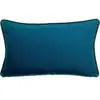 3S. x Home Maison Vivaraise Coussin uni Alga outdoor Indigo 30 x 50