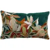 Coussin brodé Alina Pétrole