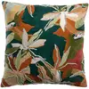3S. x Home Maison Vivaraise Coussin brodé Alina Pétrole 45 x 45
