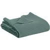 3S. x Home Jeté recyclé Maia Vert de gris