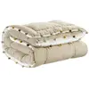 3S. x Home Édredon uni Gastounet Sienne 160 x 160
