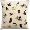 3S. x Home Coussin Dubout Les chatons Ecru
