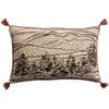 3S. x Home Maison Vivaraise Coussin brodé Dusko Sienne 40 x 65