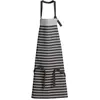3S. x Home Tablier de cuisine recyclé Tilio Noir/gris