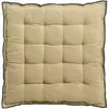 3S. x Home Galette de chaise Grace recyclée Camel