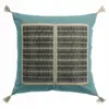3S. x Home Coussin brodé Yaël Prusse