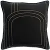 3S. x Home Maison Vivaraise Coussin Jaden Caviar 45 x 45