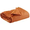 3S. x Home Vivaraise Édredon uni Laly Cuivre 85 x 200
