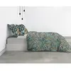 My Home Collection - Parure housse de couette Telma verte 240x220 cm