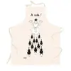 3S. x Home Tablier de cuisine rectangulaire en coton Les chats de Dubout