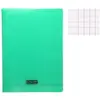 Clairefontaine Cahier grand format séyès couverture plastique verte 140 pages